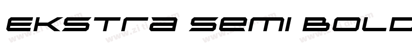 Ekstra Semi Bold字体转换